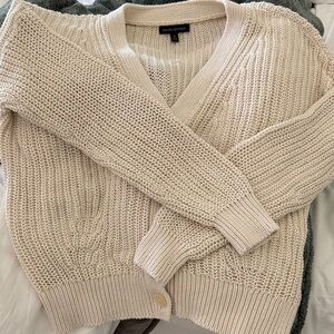 Banana Republic Women's Cream Cardigan
